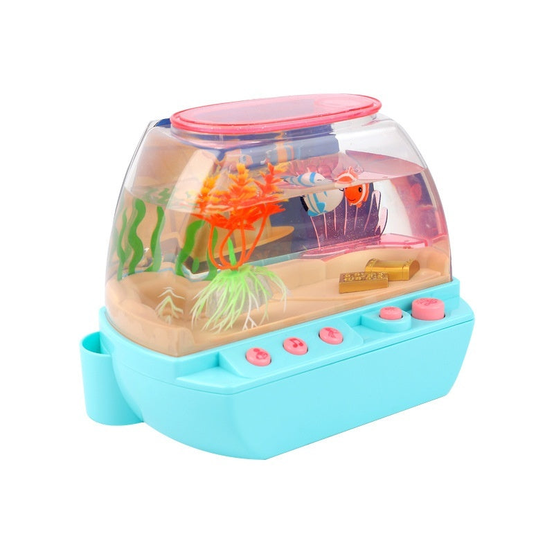 Aquarium Educational Toy – Interactive Light & Music Fish Tank