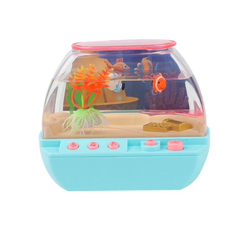 Aquarium Educational Toy – Interactive Light & Music Fish Tank