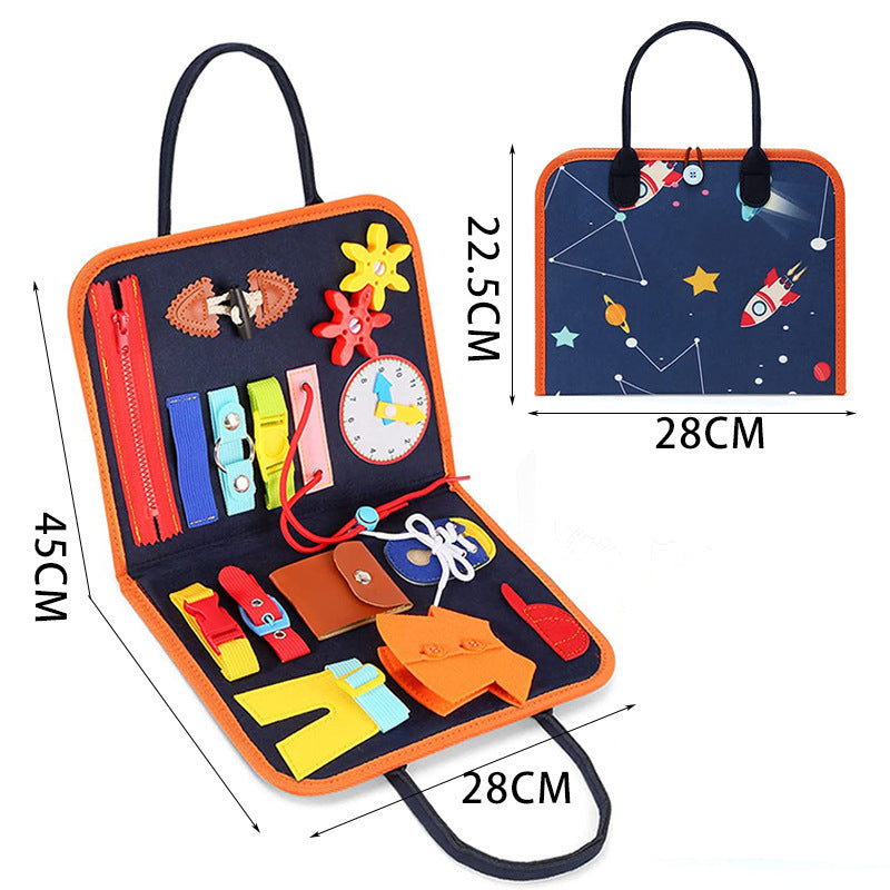 Learning Toy – Soft Felt Activity Board for Toddlers