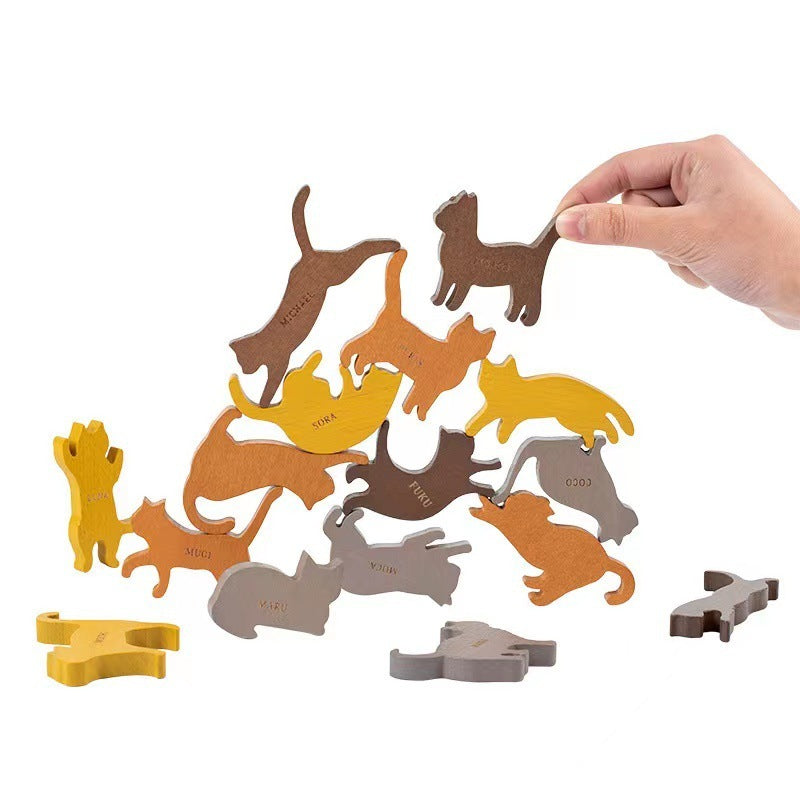 Fun Zoo Wooden Building Blocks for Kids
