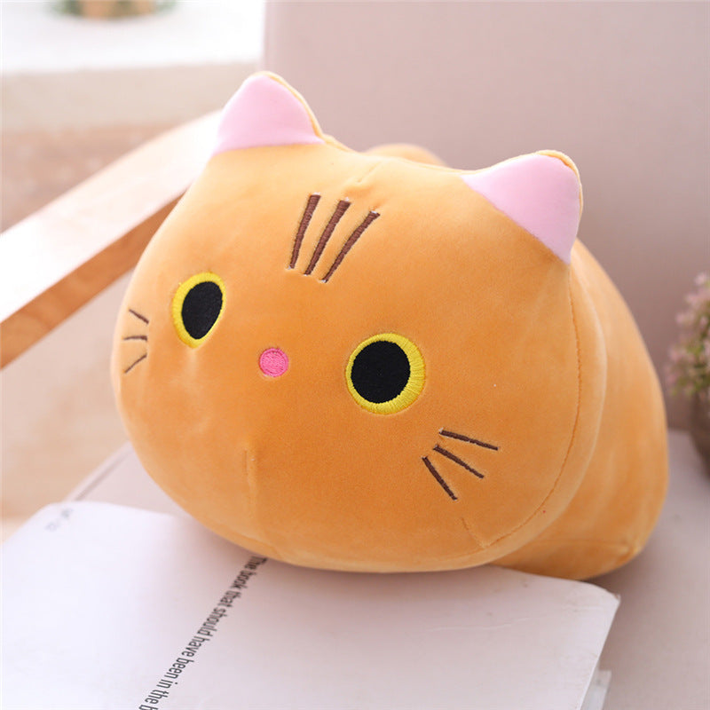 Cute Cat Plush Doll – Soft Spandex Toy in 4 Colors & 3 Sizes