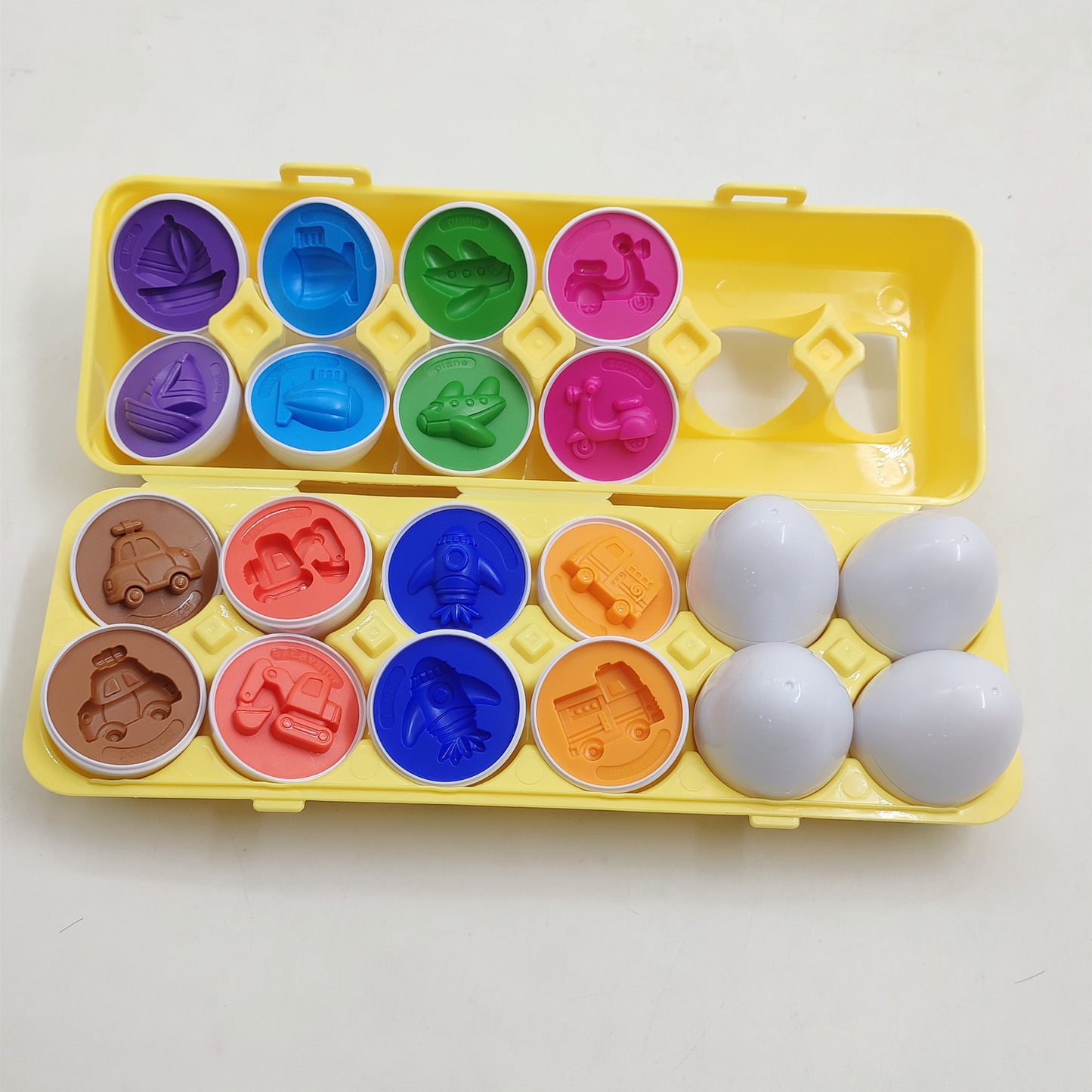 Educational Egg Toy Set for Kids – Shape & Color Matching