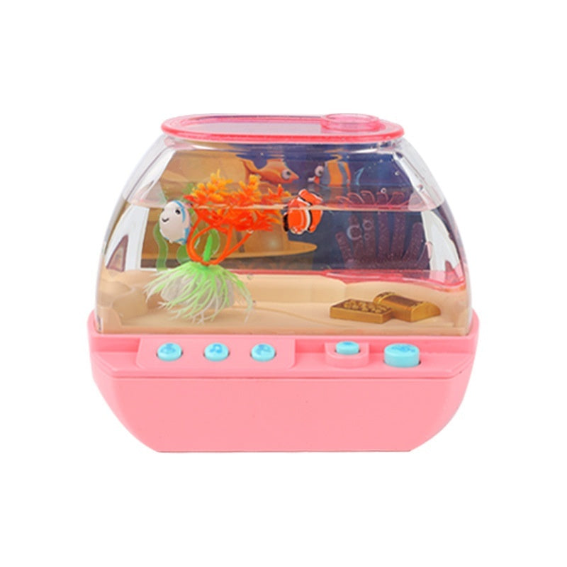 Aquarium Educational Toy – Interactive Light & Music Fish Tank