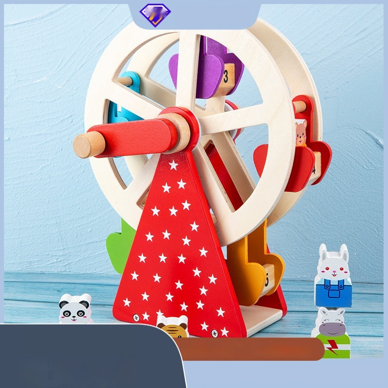 Wooden Ferris Wheel – Educational Toy for Kids