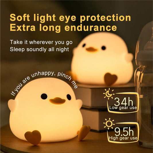 Doudou Duck Night Light - Stress Relief & Sleep Aid Lamp