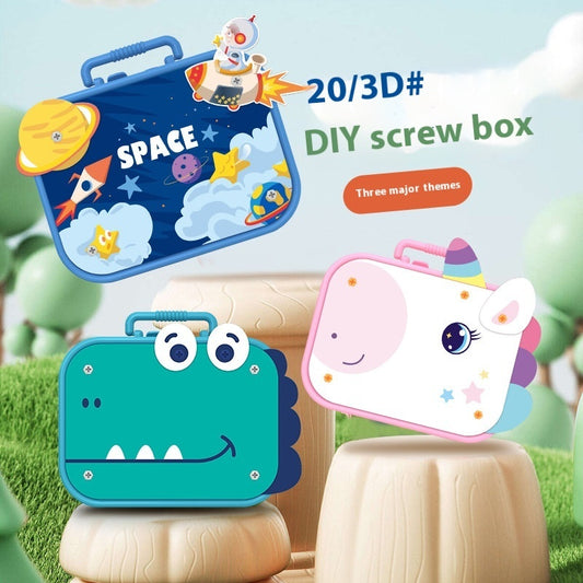 156pcs Kids Tool Box – Creative Repair Play Set for Boys & Girls