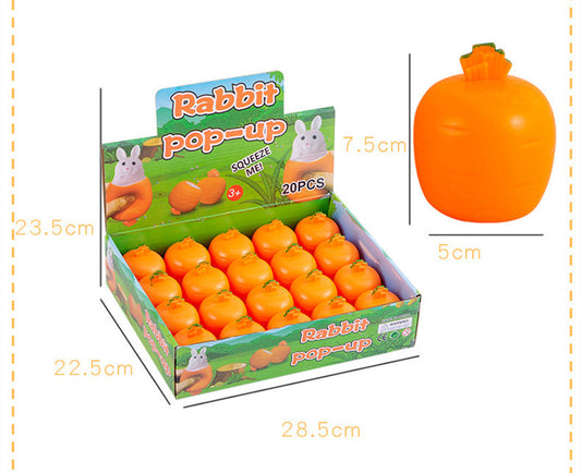 Carrot Stress Relief Toy – Fun Emotional & Sensory Development