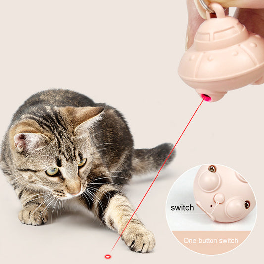 Cat Laser Toy Collar – USB Charging, 360° Rotating Interactive Pet Play