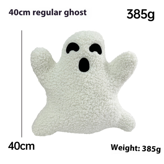 Halloween Ghost Plush Pillow – Spooky & Cute in 3 Sizes