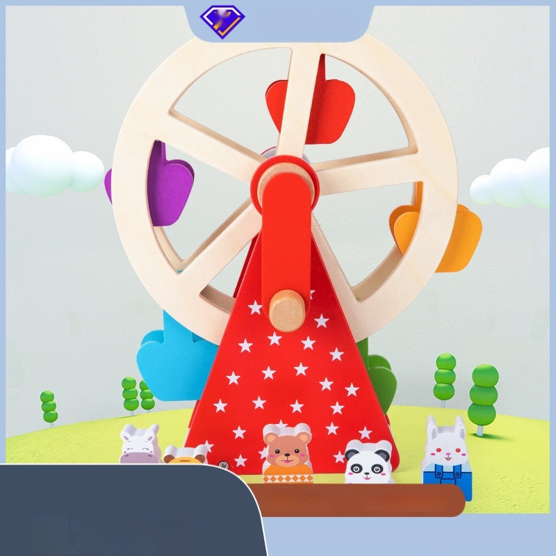 Wooden Ferris Wheel – Educational Toy for Kids