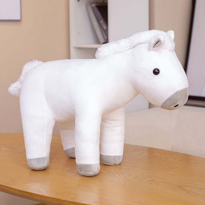 Horse Plush Pillow – Sitting Plush Horse for Teens 60–80cm