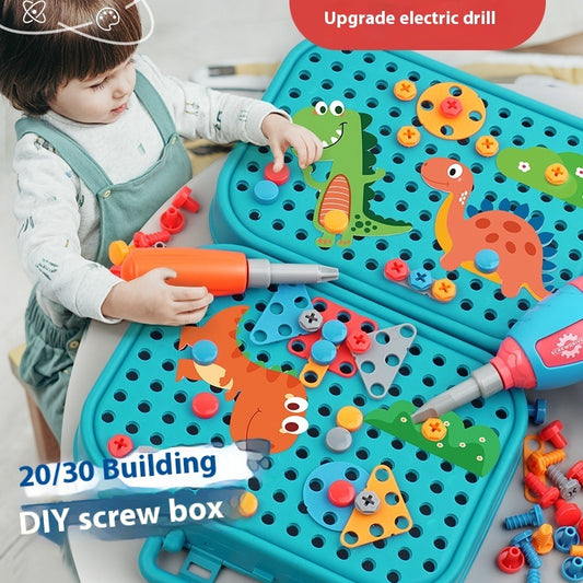 156pcs Kids Tool Box – Creative Repair Play Set for Boys & Girls