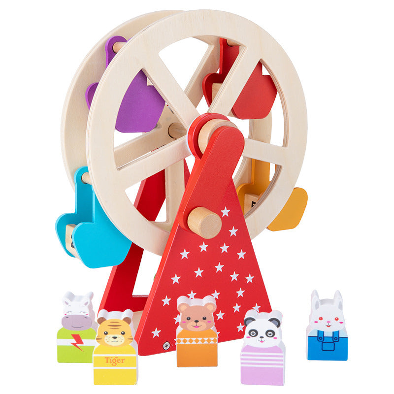 Wooden Ferris Wheel – Educational Toy for Kids