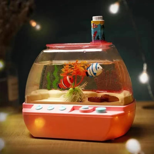 Aquarium Educational Toy – Interactive Light & Music Fish Tank