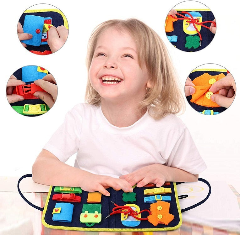 Learning Toy – Soft Felt Activity Board for Toddlers