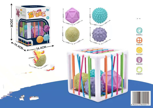 Colorful Puzzle Cube for Infants – Fun Learning Toy