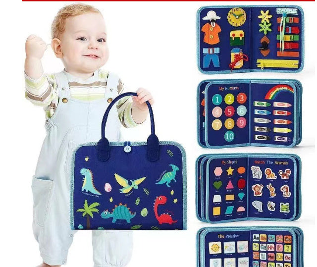 Learning Toy – Soft Felt Activity Board for Toddlers