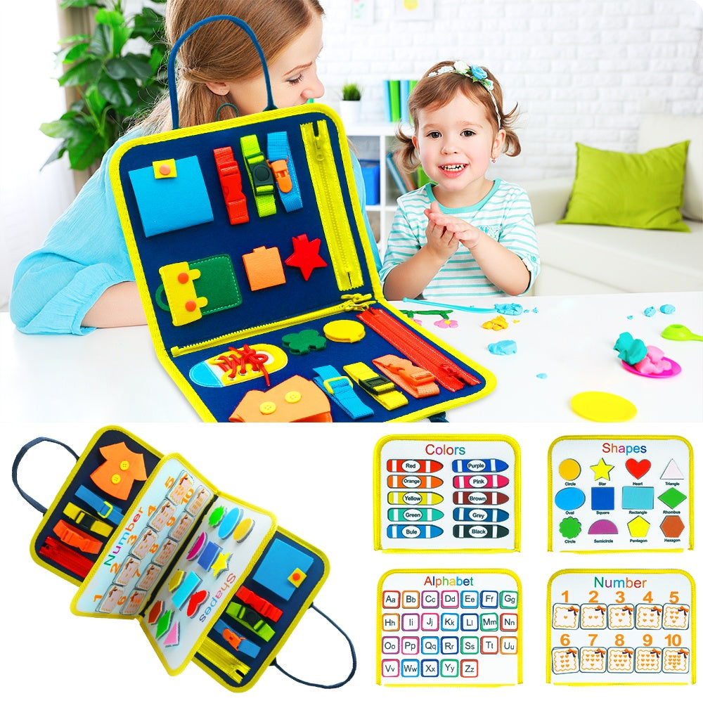 Learning Toy – Soft Felt Activity Board for Toddlers