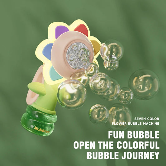 Colorful Bubble Machine – Auto Blower with Lights & Dance Mode