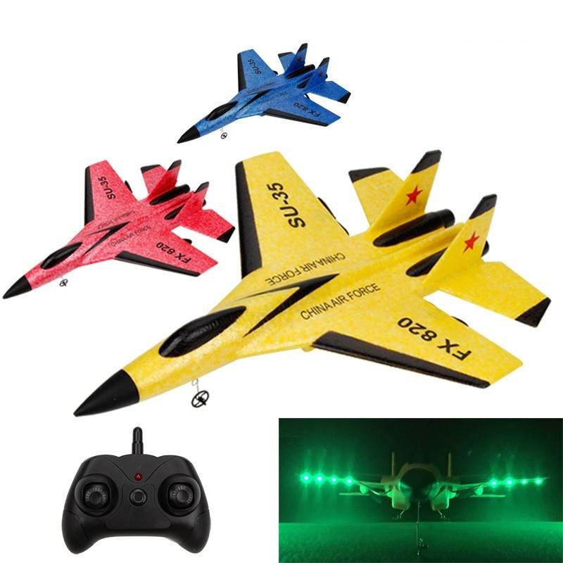 Electric Remote Control Fighter Aircraft Toy for Kids