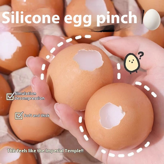 Squishy Egg Toy for Stress Relief and Fun