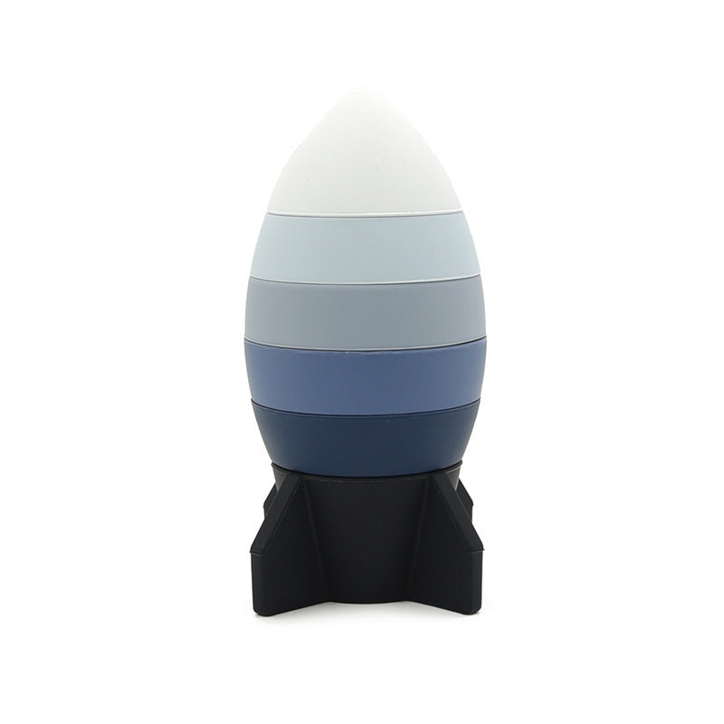 Space Shuttle Silicone Building Blocks Toy for Kids