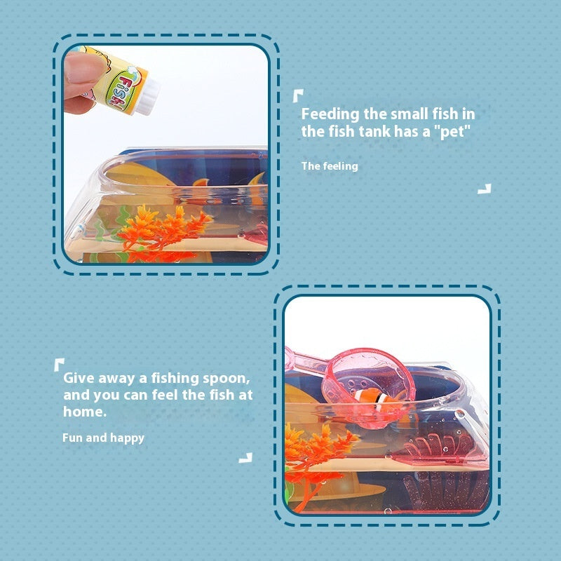 Aquarium Educational Toy – Interactive Light & Music Fish Tank
