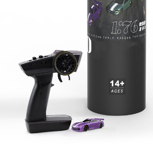 Mini Remote Control Drift Cars Set with Track and Storage Box