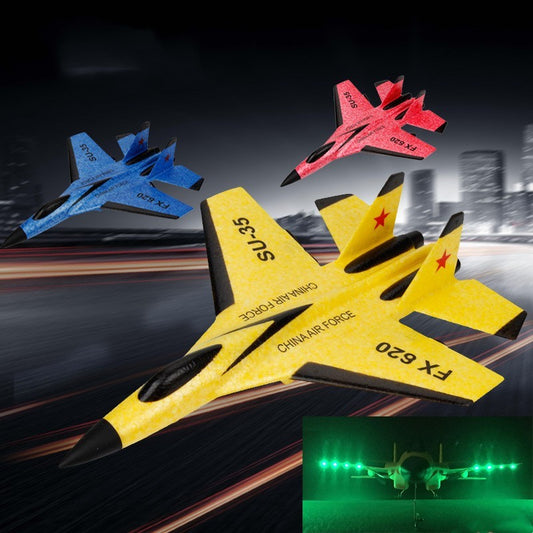 Electric Remote Control Fighter Aircraft Toy for Kids