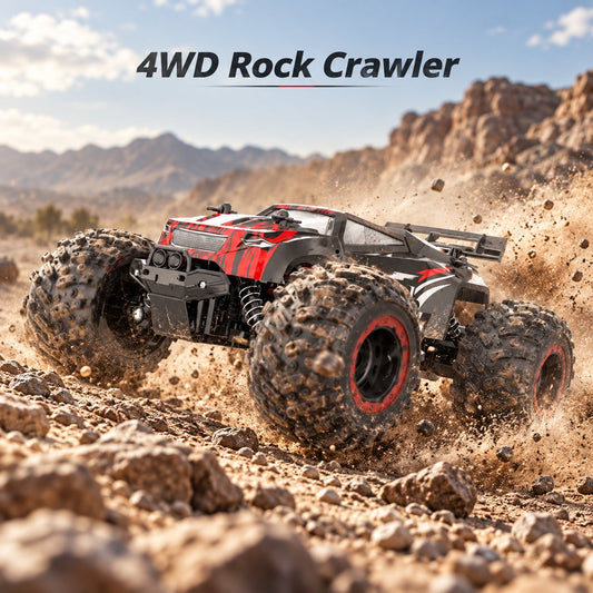 4WD rock crawler RC car front view