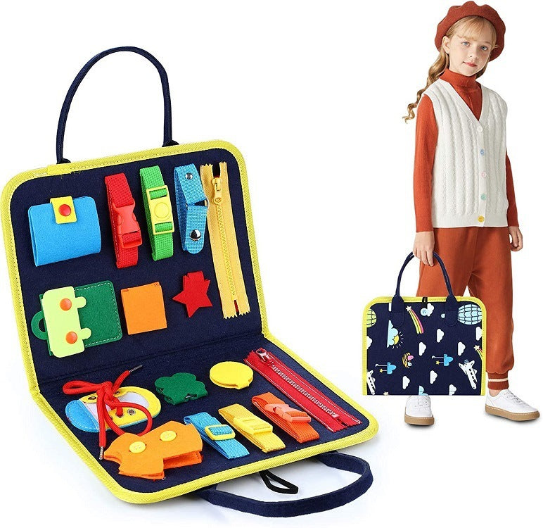 Learning Toy – Soft Felt Activity Board for Toddlers