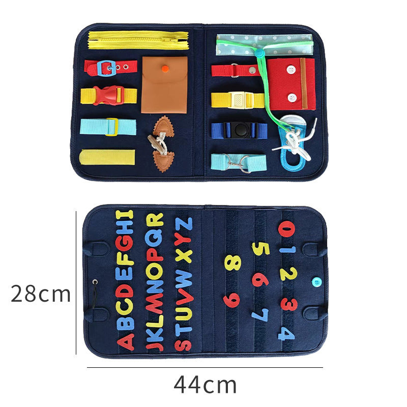 Learning Toy – Soft Felt Activity Board for Toddlers