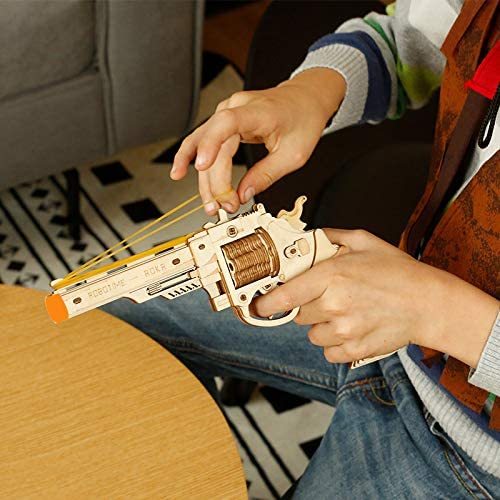 Robotime ROKR M870 – Wooden Gun DIY Assembly Kit