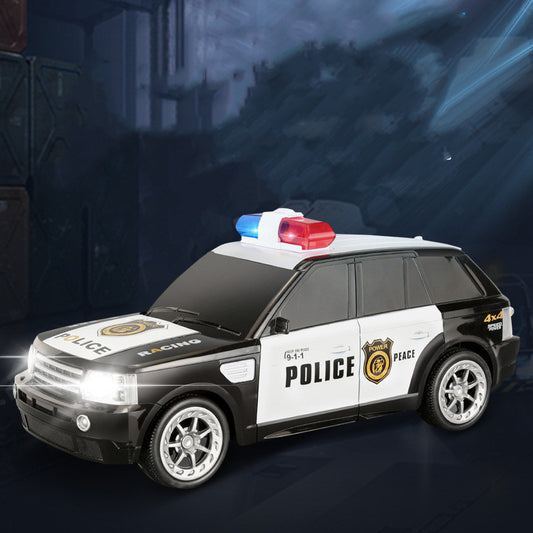 Rechargeable RC Drift Car – Police Series with Lights & Music