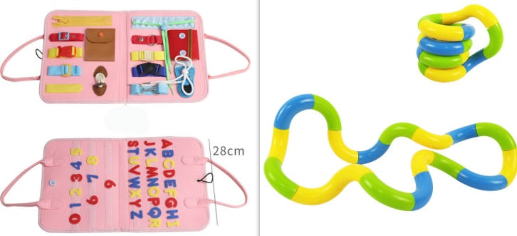 Learning Toy – Soft Felt Activity Board for Toddlers