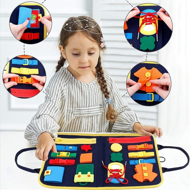 Learning Toy – Soft Felt Activity Board for Toddlers
