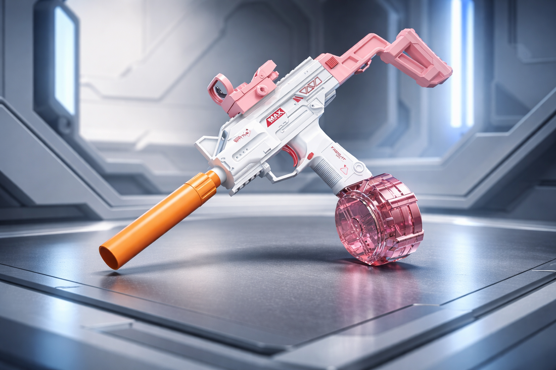 Powerful electric water gun ready for summer fun