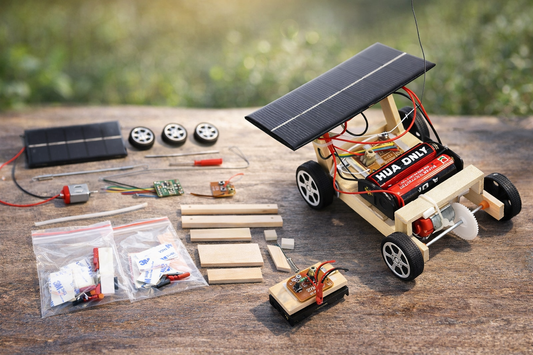 DIY Solar Powered Car Kit for Kids STEM Cars Toys