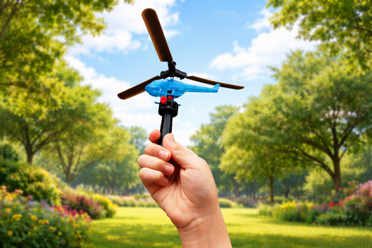 The Best Helicopter Toy for Kids Featuring Colorful Pull Line Action