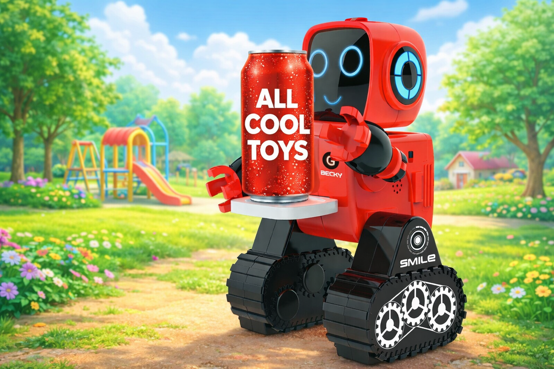 Multifunctional toy robot with voice and light effects for kids