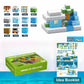 My Building World Magnetic Cube DIY Cherry Blossom Mountain Children's Educational Puzzle Assembly Toy Gift