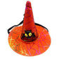 Halloween Spider Web Witch Hat Elastic Hair with Pet Supplies Dog Cat Pumpkin Bat Hat Hair Accessories