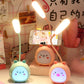 Creative Gift Cartoon Animal Mini Table Lamp USB Charging Energy-Saving Led Table Lamp Atmosphere Lamp Students Learn To Write