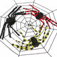 Spider Web Halloween Spider Party Decoration Props Spider Web Secret Room Tricky Simulation Plush Spider