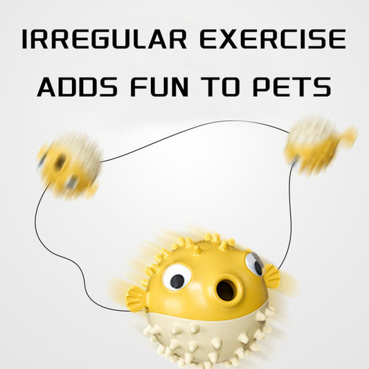 Durable Fish-Shaped Squeaky Dog Toy for Aggressive Chewers