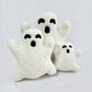 Halloween Ghost Plush Pillow – Spooky & Cute in 3 Sizes