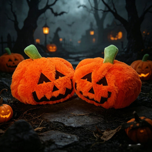 Pumpkin plush toy with soft PP cotton filling