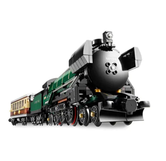 DIY Electric Train Set with 800+ ABS Building Blocks