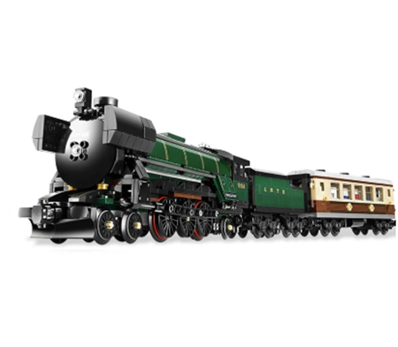 DIY Electric Train Set with 800+ ABS Building Blocks