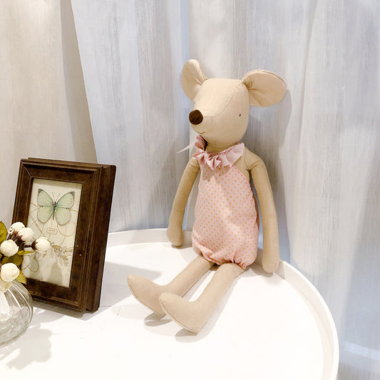 Cute Plush Mouse Toy for Kids – Soft Stress Relief Gift